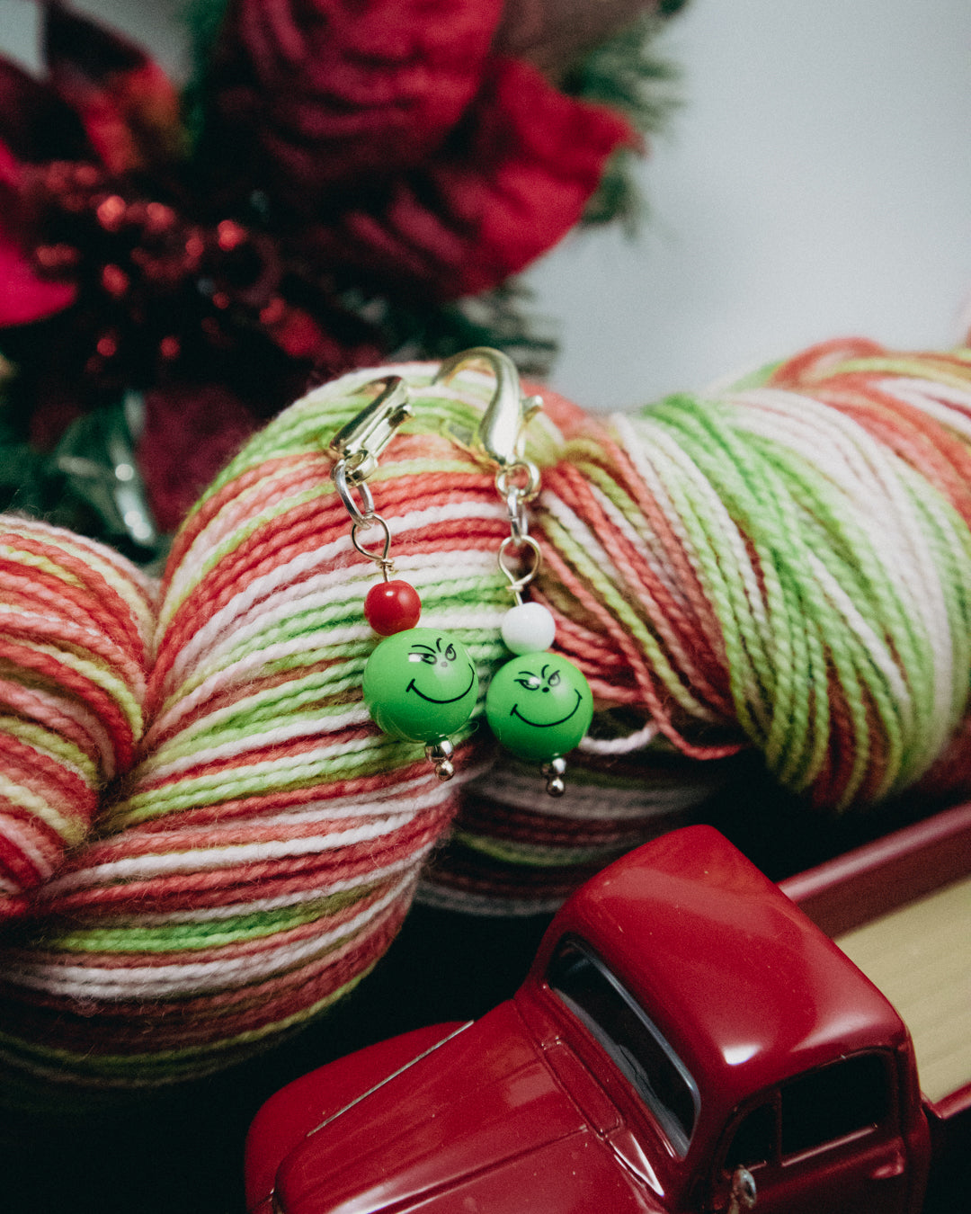 Grinch Stitchmarkers